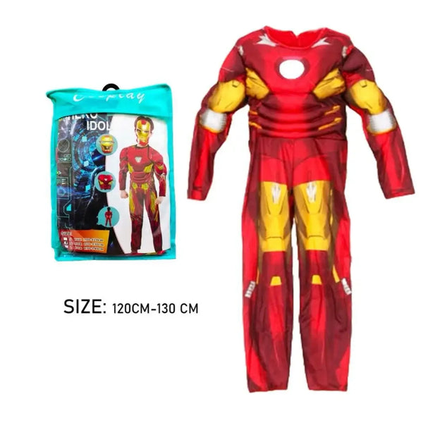 زي الرجل الحديدي العضلي 130 سم